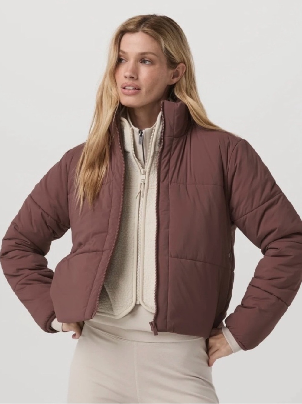 New VUORI Canyon Insulated Ventura Jacket in Sable Size M NWT